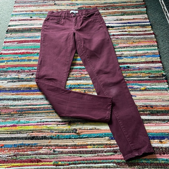 Ann Taylor LOFT Plum Cotton Pants-#1866 - Picture 7 of 12
